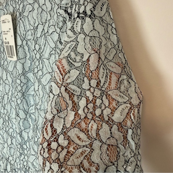 Forever 21 Lace Blue Babydoll Minidress Size M - Picture 5 of 6